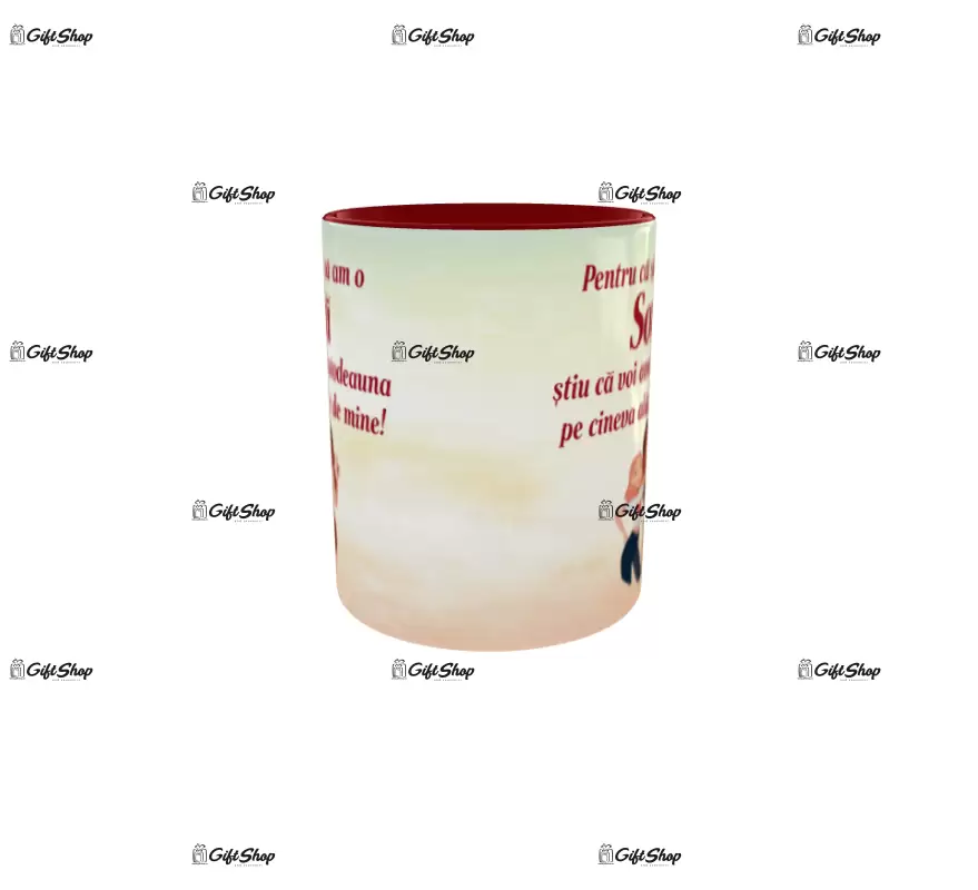 Pentru ca stiu ca am o sora, cana ceramica, 330ml